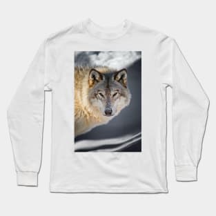 Gray Wolf Long Sleeve T-Shirt